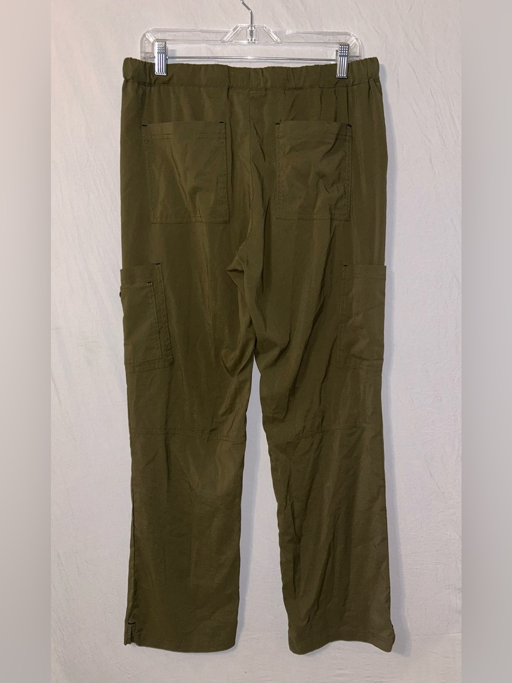 Koi Basics women’s scrub pants Olive green Medium super soft - Picture 4 of 8